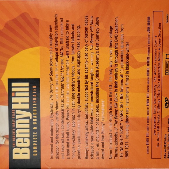 BENNY HILL The Naughty Early Years Complete and Unadulterated 3 DVD set - Picture 16 of 17